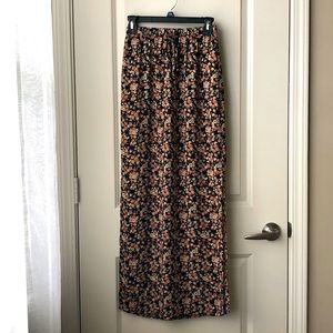Women’s floral maxi skirt